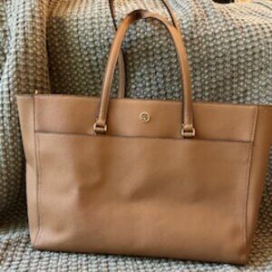 Tory Burch 3 Compartment Leather Tote